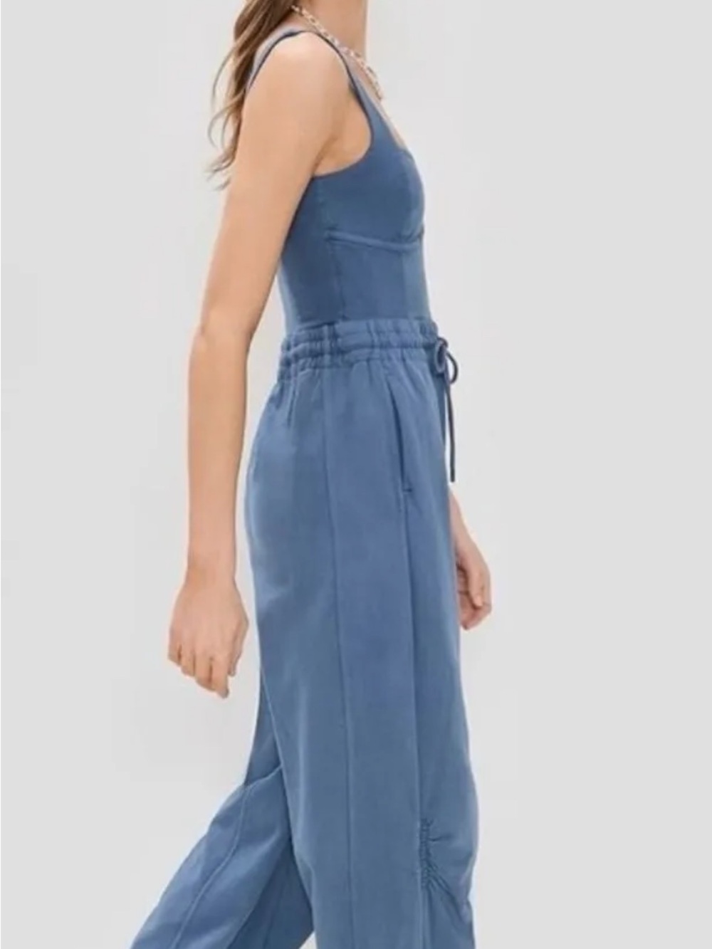 FP Movement by Free People Blue Inbound Jumpsuit Size L - Picture 2 of 10